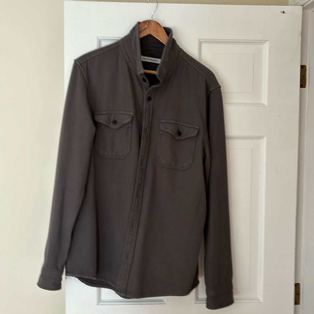 Outerknown Charcoal Grey Blanket Shirt